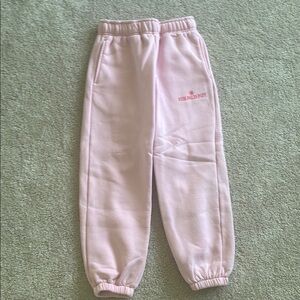Pink Palm Puff Sweat Pants